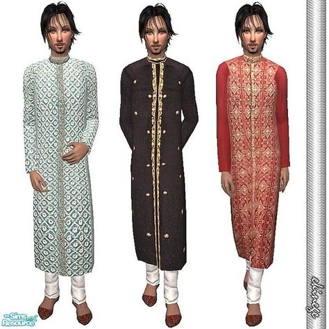 1 new mesh + 3 sherwani for male.  Found in TSR Category 'Sims 2 Clothing Sets' Sims 4 Muslim Cc, Moroccan Outfit, Sims Stories, Sims 4 Tsr, Sims 4 Body Mods, Muslim Family, Sims 4 Dresses, Sims House Design, Muslim Men