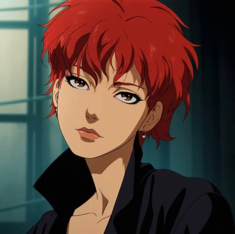 Character With Red Hair, Red Hair Short, Short Red Hair, Hair Short, An Anime, Anime Character, Red Hair, Red, Anime