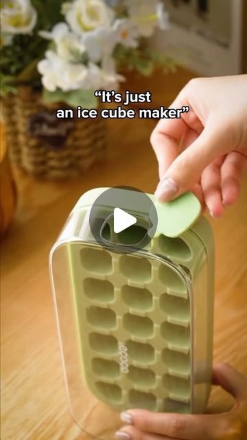 OliviaFinds on Instagram: "It’s never JUST an ice cube maker 😎" Ice Cube Maker, Ice Cube, On Instagram, Instagram