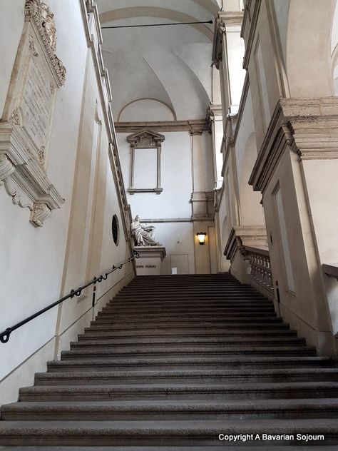 Pinacoteca Di Brera, Marble Staircase, Marble Stairs, Milan Italy, Antique Market, Caravaggio, Religious Art, Travel Bucket List, Engagement Shoots