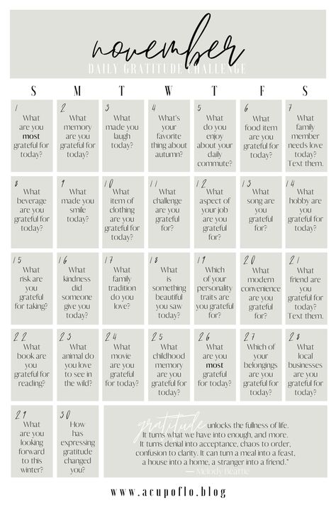 November Gratitude Challenge, November Challenge, November Activities, Month Of November, Gratitude Journal Prompts, Gratitude Challenge, Hello November, Writing Challenge, Journal Writing Prompts