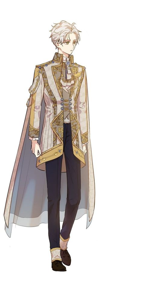 Fantasy Prince Outfit, Prince Clothes, Who Made Me A Princess, Art Outfit, Royal Clothing, Love And Care, Royal Outfits, Cartoon Outfits, Poses References