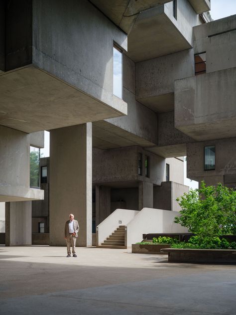 Modern Siding, Habitat 67, Cubes Architecture, Moshe Safdie, Brutalism Architecture, Unusual Buildings, Social Housing, Residential Complex, Brutalism