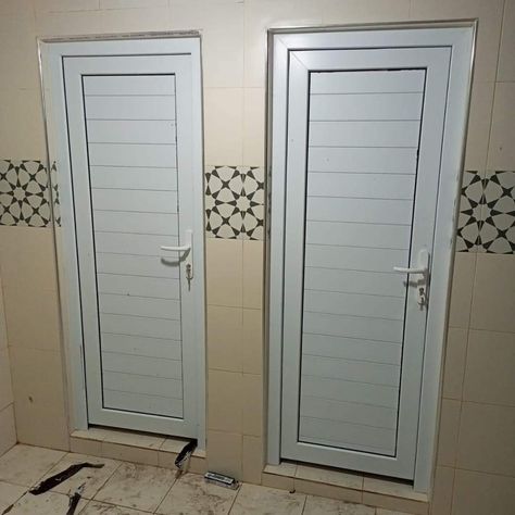 Bathroom Door Ideas Aluminum, Aluminium Doors Bathroom, Aluminum Bathroom Door, Bathroom Door Design, Sliding Window Design, Plywood Door, Samsung Galaxy Wallpaper Android, Aluminum Doors, Aluminium Sliding Doors