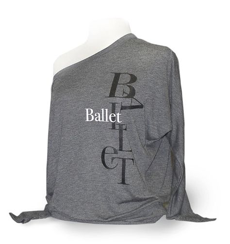 Gray Ballet Top.  Upscale flowy ballet shirt for by designer4dance Ballet Shirts, Dancing Clothes, Ballet Top, Dance Mom Shirts, Womens Leotards, Leotard Tops, Ballet Clothes, Dance Shirts, Dolman Sleeve Tops