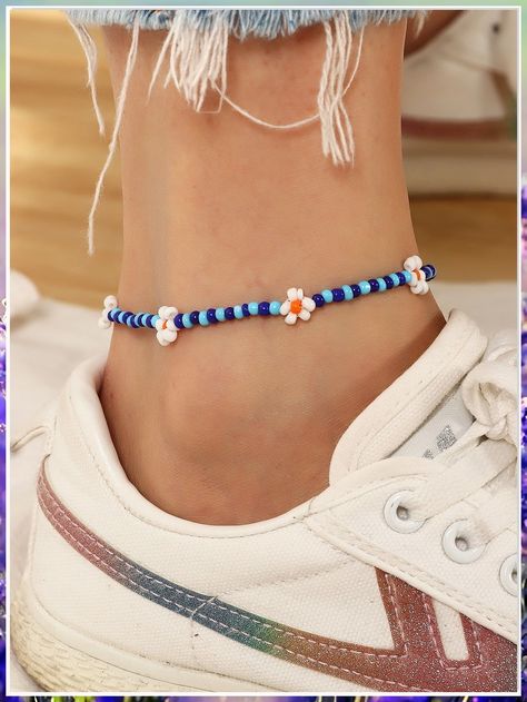 Elevate your style this season with our unique handmade anklets! Each piece is crafted with care, showcasing intricate designs and vibrant colors that reflect your individuality. Perfect for any occasion, these anklets add a touch of charm to your outfit, whether you're at the beach or a casual outing. Discover the perfect accessory to express your personality and stand out from the crowd with our stunning collection of handmade anklets. Diy Earrings Materials, Shoe Lacing Techniques, Anklets Diy, Cute Anklets, Handmade Anklets, Diy Beaded Rings, Anklet Designs, Bracelets Handmade Diy, Handmade Jewelry Tutorials