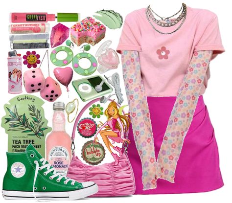 Flora Winx Club Outfit, Winx Character, Flora Costume, Winx Club Flora, Flora Winx Club, Green Tourmaline Ring, Green Makeup, Club Outfit, Tourmaline Ring