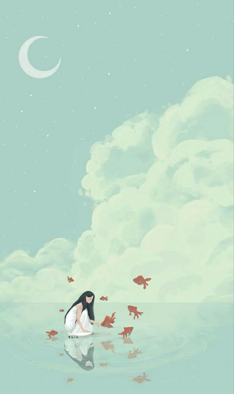 Anime Aesthetic Landscape, Genshin Impact Anime, Landscape Japan, Aesthetic Landscape, Cozy Art, Cute Mobile Wallpapers, Wallpaper Doodle, Cool Wallpapers Cartoon, Girly Art Illustrations