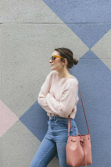 Pink Outfits Women, Knitted Top Outfit, Look Formal, Asos Shoes, Pondicherry, Stylish Summer Outfits, Trendy Fashion Tops, Casual Day Outfits, Pink Knit