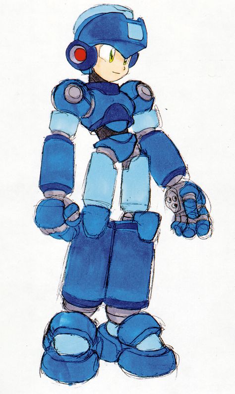 Mega Man Volnutt, Megaman Legends Art, Megaman Concept Art, Megaman Legends Concept Art, Megaman Aesthetic, Mega Man Legends, Megaman Legends, Megaman Art, Mega Man Art