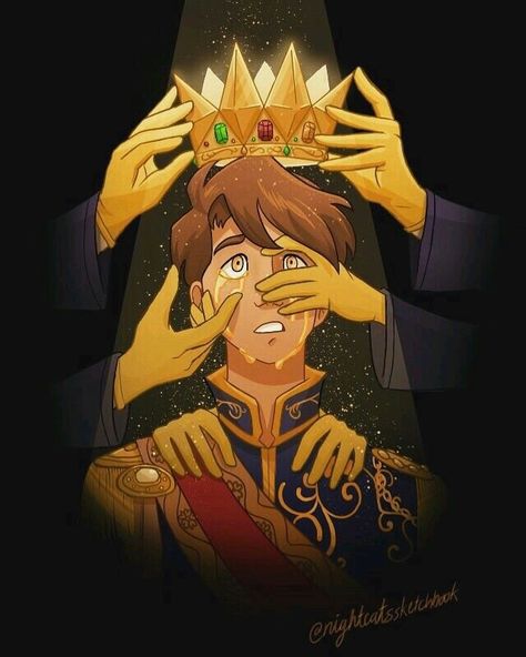 King Drawing, Sanders Sides, Thomas Sanders, Sander Sides, Dessin Adorable, Dnd Characters, Fantasy Character Design, The Crown, Sanders