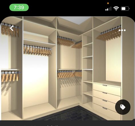 Walking Closet, Closet Design Layout, Walk In Closet Design, Closet Renovation, Closet Layout, Wardrobe Room, Closet Remodel, Bathroom Closet, Bedroom Closet Design