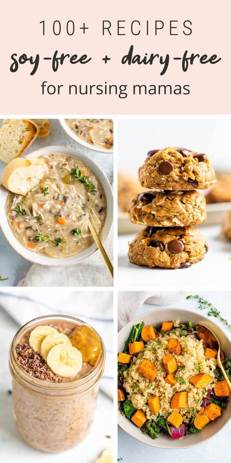 Mspi Recipes, Dairy Free Cooking, Dairy Free Protein, Breastfeeding Snacks, Eating Bird Food, Dairy Free Breastfeeding, Soy Free Dairy Free, Dairy Free Recipes Dinner, Dairy Free Snacks