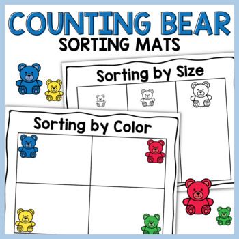 These counting bear sorting mats are perfect for the sorting unit in any pre-k / preschool, or kindergarten classroom. This product includes differentiated activities using counting bears. Counters, unifix cubes or other colorful materials could also be used on these mats. Student will practice sorting using these fun mats. Simply use a bag of random counting bears and one of the mats.These would be perfect for centers, stations, whole group activities, small groups, independent practice, or as Counting Mats Preschool, Counting Centers Preschool, Small Group Number Activities Preschool, 3 Bears Activities Preschool, Counting Lessons Preschool, Table Time Activities For Preschoolers, Easy Small Group Activities Preschool, Sorting Activities For Kindergarten Math, Independent Small Group Activities Prek