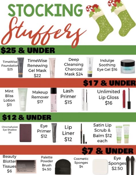 Mary Kay Stocking Stuffers, Mary Kay Stocking Stuffers 2023, Mary Kay Christmas, Mary Kay Holiday, Mary Kay Gifts, Mary Kay Marketing, Business Things, Mary Kay Party, Mary Kay Skin Care