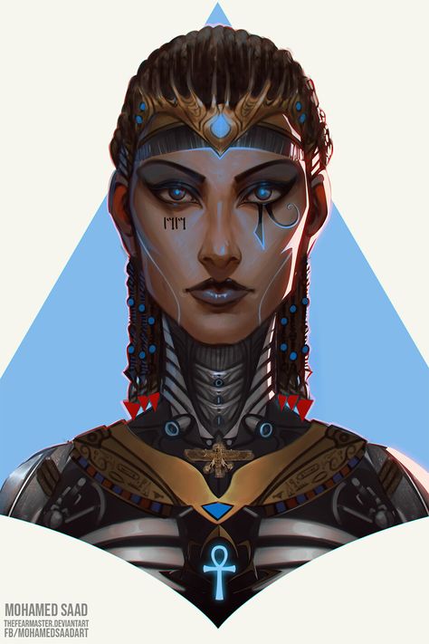 ArtStation - 1515, mohamed saad Scifi Outfit, Blade Of Miquella, Egyptian Aesthetic, Tattoo Character, Adult Coloring Book Pages, Egyptian Goddess, Mythology Art, Art Programs, Egyptian Gods