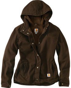 Outdoorsy Fits, Carhartt Women's Outfit, Sherpa Lined Jacket, Womens Sherpa, Cute Country Outfits, Carhartt Womens, Taupe Grey, Carhartt Jacket, Carhartt Women