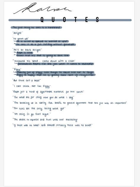 Lord Of The Flies Revision Notes, Chapter Quotes, Gcse Poems, Poems In English, Fly Quotes, Revision Notes, Key Notes, Lord Of The Flies, Leadership Quotes