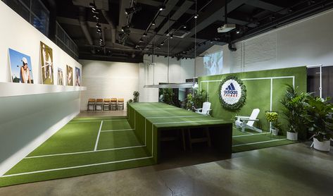 Retail Installation, Indoor Soccer Field, Spa Studio, Soccer Event, Wimbledon Tennis, Summer Sport, Palace Skateboards, Tennis Tournaments, Adidas Tennis