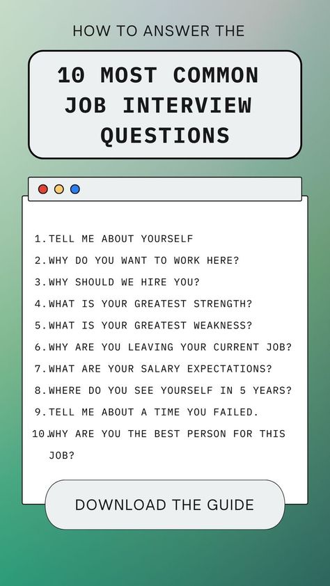 Need help preparing for your next job interview? Here are templated answers for the 10 most common job interview questions! Check out AdviceWithErin (Erin McGoff's) unique guide and fill in the blanks for your situation. These templates have helped thousands land the jobs of their dreams. Download the guide today! Finance Interview Questions, Answers For Interview Questions, Work Interview Questions, Milady Cosmetology, Situational Interview Questions, Best Interview Answers, Career Improvement, Exercise List, Business Communication Skills