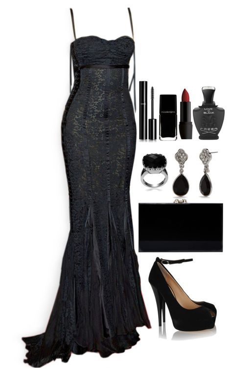 "Untitled #3307" by natalyasidunova ❤ liked on Polyvore featuring mode, Giuseppe Zanotti, Charlotte Olympia, Chaps, Journee Collection en Chanel Black Chanel Dress, Award Outfits, Award Show Dresses, Chanel Dress, Charlotte Olympia, Journee Collection, Fancy Outfits, Gorgeous Gowns, Evening Dresses Long