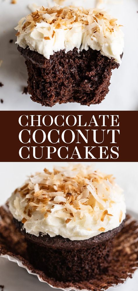 Easter Recipes Breakfast, Chocolate Coconut Cupcakes, Cupcakes For Easter, Coconut Buttercream, Chocolate Cupcakes Moist, Handle The Heat, Coconut Cupcakes, Baking Fun, Kid Desserts