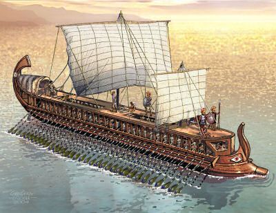 Trireme Greco Persian Wars, Ancient Mariner, Greek Warrior, Ancient Warfare, Greek History, Greek Culture, Cruise Ships, Mesopotamia, Tall Ships