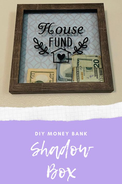 Motivation To Save Money, Money Box Diy, Saving For A House, Paper Craft Work, Bank Savings, Money Saving Jar, Money Saving Box, Diy Shadow Box, S Craft