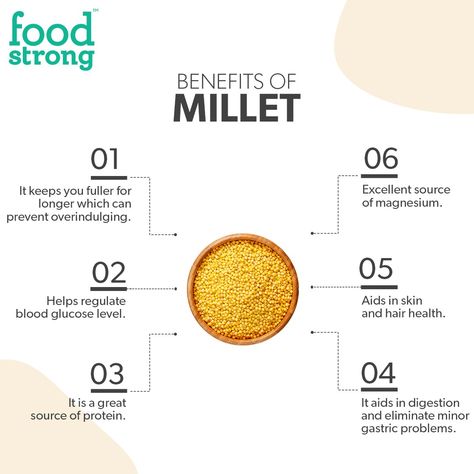 Millet Health Benefits, Millets Poster Making Ideas, Benefits Of Millets, Millet Benefits, Milk Ads, Dev Diwali, Healthy Evening Snacks, High Sugar Fruits, Dark Chocolate Benefits