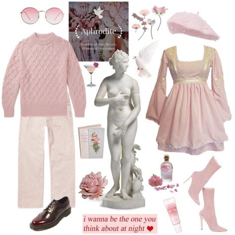 Cabin 10- Aphrodite Outfit | ShopLook Cabin 10 Outfits, Aphrodite Aesthetic Outfit, Cabin 10 Aphrodite, Aphrodite Outfit, Aphrodite Core, Cheryl And Toni, Pjo Cabins, Cabin Outfit, Aphrodite Cabin