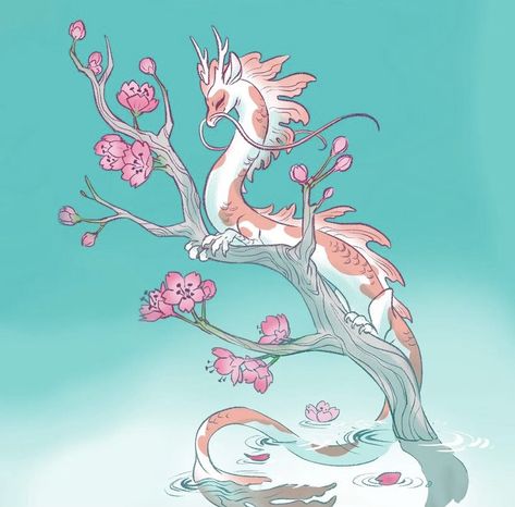 Koi Dragon, Sakura Art, Long Slip, Clothes Summer, Low Cut, Koi, Open Back, For Sale