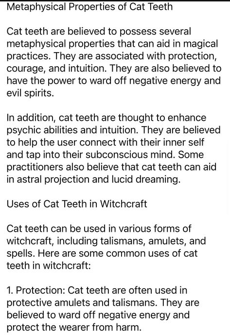 Cat Claws Witchcraft, Cat Claws In Witchcraft, Lost Cat Spell, Black Cat Hair Witchcraft, Cats Witchcraft, Tea Remedies, Cat Magic, Charmed Book Of Shadows, Witch Tips