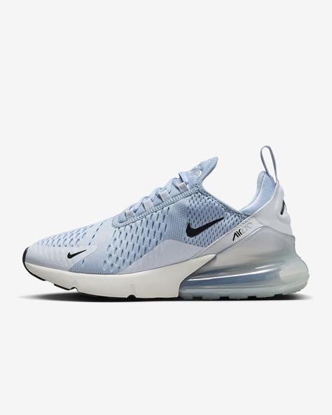 Nike Air Max 270 Women's Shoes. Nike.com Nike 270 Shoes Women, Preppy Shoes Nike, 270 Nike Shoes, Nike Air Max 270 Women, Cute Running Shoes, Black Nike Air Max, Nike 270, Nike Shoes Women Fashion, 270 Nike