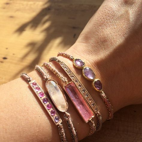 brooke gregson jewelry... omg ...i love it! Jewels Diy, Funky Jewelry, Jewelry Lookbook, Quartz Bracelet, Girly Jewelry, Lovely Jewellery, Jewelry Inspo, Dream Jewelry, Gold Jewelry Fashion