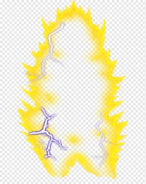 Aura Power Anime, Anime Aura Effect, Fem Vegeta, Super Saiyan Aura, Vegeta Super Saiyan 4, Goku Png, Rinne Sharingan, Ball Lightning, Goku Saiyan