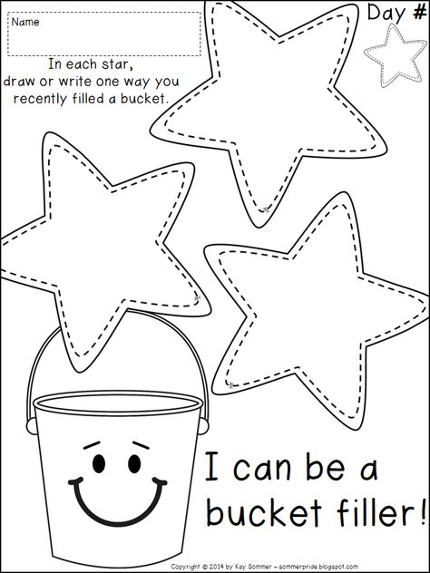 Sommer Pride: Freebies Bucket Filling Activities, Bucket Filling Classroom, Be A Bucket Filler, Bucket Filler Activities, Fill Your Bucket, Teaching Kindness, Bucket Filler, Kindness Activities, Bucket Filling