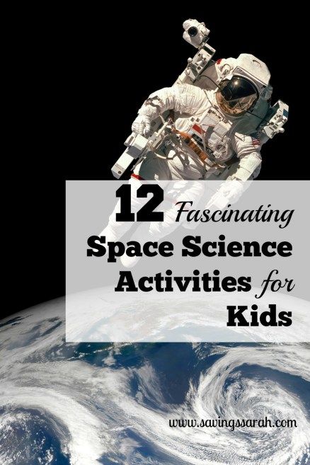 12 Fascinating Space Science Activities for Kids - Earning and Saving with Sarah Space Science Activities, Astronomy Activity, Space Activities For Kids, Space Lessons, Camping Activities For Kids, Science Camp, Space Unit, Space Camp, Science Space