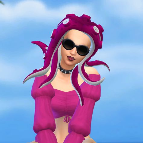 Splatoon Octopus, Octopus Hair, Hair Base, Sims 4 Cc Folder, Sims 4 Cc Finds, Male And Female, Sims 4 Mods, Sims 2, The Sims 4