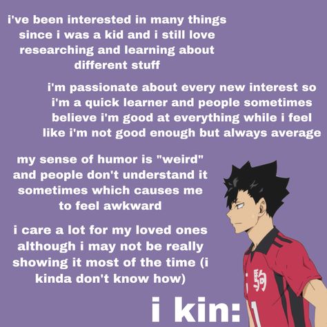 i haven’t really seen anything abt kuroo kinnies so,, i could’ve witten more but,, e h :) Kuroo Tetsurou Hot, Kinnie List, Kuroo Tetsuro, Tetsurō Kuroo, People Dont Understand, Personal Journal, Kuroo Tetsurou, Jade Thirlwall, Hot Anime