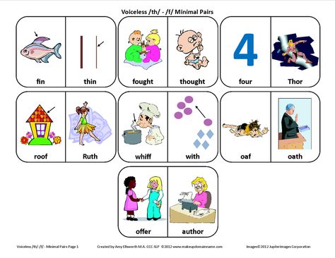 Voiceless TH / F Minimal pairs Speech Pathology Activities, Minimal Pairs, Speech Therapy Worksheets, Minimal Pair, Speech Articulation, Slp Activities, Articulation Therapy, Articulation Activities, Therapy Games