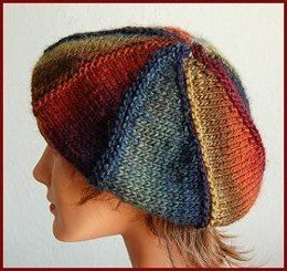 Tam - Beret in Crystal Palace Yarns Mochi Plus Knit Beret Pattern, Knitting Tam, Knit Hat Pattern, Beret Pattern, Hat Patterns Free, Knitting Patterns Free Hats, Knitted Beret, Knitting Instructions, Flower Fairies