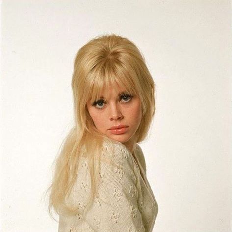 Britt Ekland, The 1960s, Blonde Hair, A Photo, 1960s, A Woman, Blonde, Hair, Blue