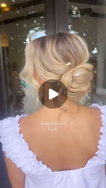 Wedding Updo Tutorial, Wedding Upstyles, Bridal Hair Tutorial, Blonde Updo, Side Updo, Wedding Bun Hairstyles, Wedding Hairstyles Tutorial, Updo Tutorial, Wedding 2024