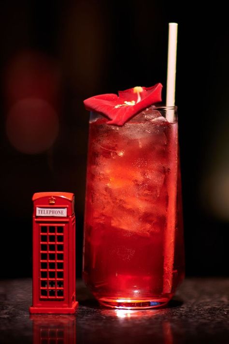 London-Themed Cocktails: The Coolest Cocktail Inspirations, Featuring the Iconic Red Letter Box Letter Box, London, Drinks, Red