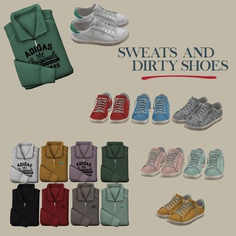 Leo 4 Sims: Sweats and Dirty Shoes • Sims 4 Downloads Sims 4 Leo Sims, Leo Sims, Sims Decor, Sims 4 Male Clothes, Sims 4 Black Hair, Cc Sims4, Dirty Shoes, Sims 4 Clutter, Sims 4 Cc Shoes