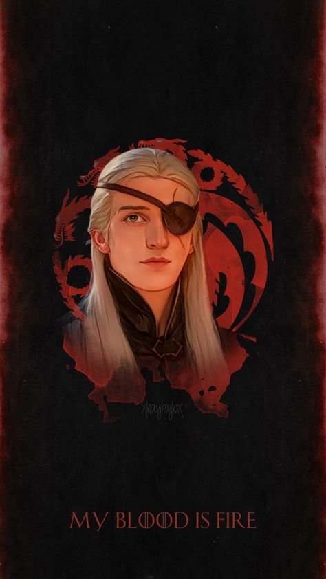 House Of The Dragon Aemond, Aemon Targaryen, Kings Landing, Costume Viking, Game Of Thrones Artwork, Aemond Targaryen, A Dance With Dragons, Targaryen Art, Asoiaf Art