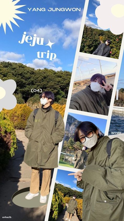 Jungwon Jeju Trip, Jungwon Jeju, Jungwon Cute Wallpaper, Yang Jungwon Wallpaper, Trip Wallpaper, Jungwon Edit, Jungwon Wallpaper, Online Scrapbook, Fotografi Iphone