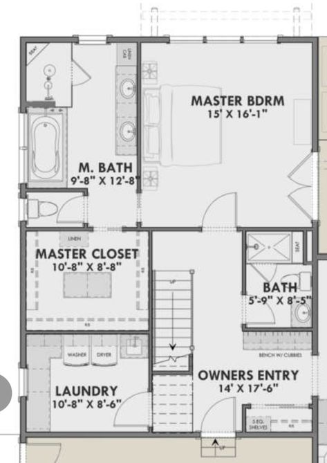 Half Bath With Closet, Bedroom Extension Ideas Master Suite Floor Plans, Bathroom And Walk In Closet Combo Layout, Guest Suite Floor Plan, Mud Room Addition, Master Suite Floor Plans, Master Suite Layout, Master Suite Floor Plan, Master Bath Layout