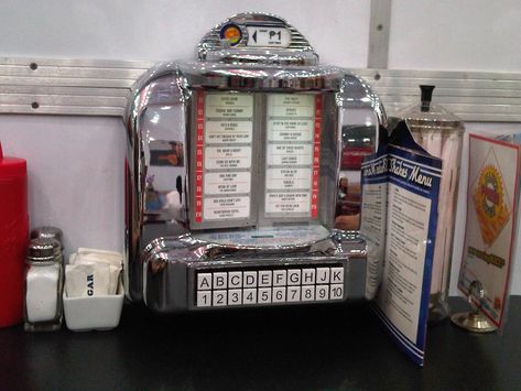 Juke Box, Diner, Old School, Retro Fashion, Retro Vintage, Table Top, Table Decorations