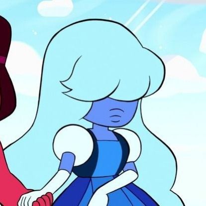 Ruby And Sapphire Pfp, Su Matching Pfp, Sapphire And Ruby Matching Icons, Ruby And Sapphire Matching Pfp, Ruby And Sapphire Matching Icons, Steven Universe Matching Pfp, Sapphic Ships, Sapphire Su, Steam Powered Giraffe